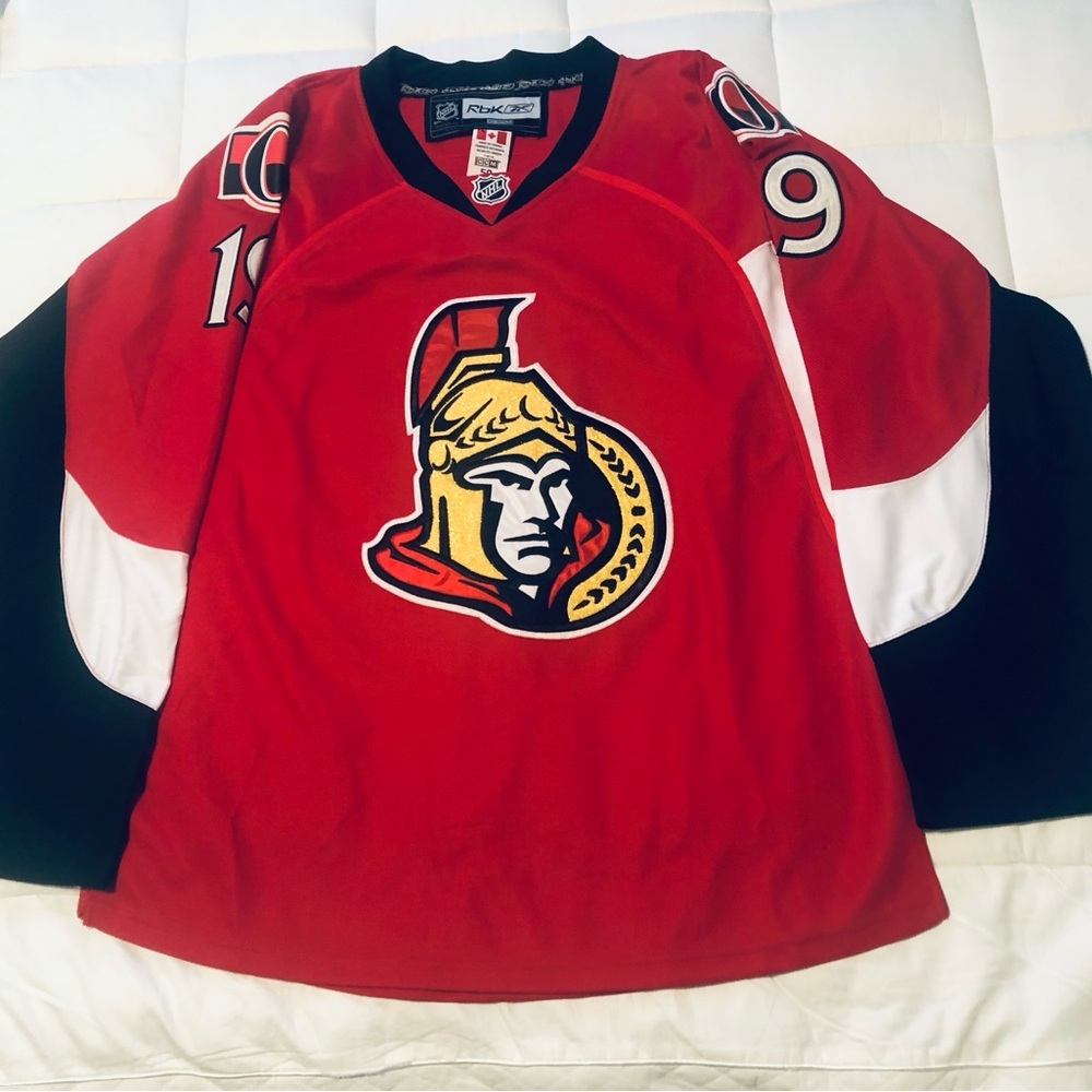 Qttawa Senators Spezza 19 Hockey Jersey NHL Size 50 RED Canadian Authentic CCM - Picture 2 of 12